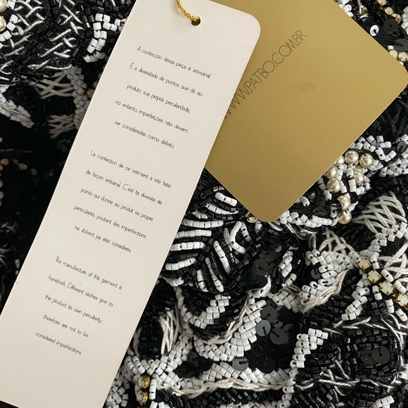 NWT Rare PATBO All Over Hand Beaded Sequins Fitted Dress EU 36 - Picture 10 of 15